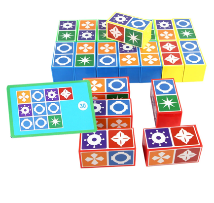 Toystar Cube Puzzle Game | Learning to match shapes with magic cubes - Block game - Vormen leren matchen met magische kubu...