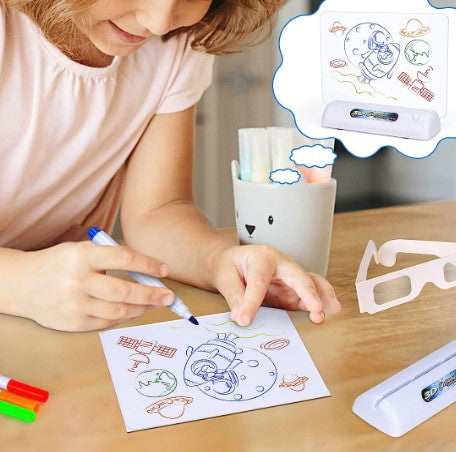 Toystar Magic 3D Drawing Board | Creative Learning to Draw - LED Light Effects for Kids - Creatief Leren Tekenen - LED Lic...