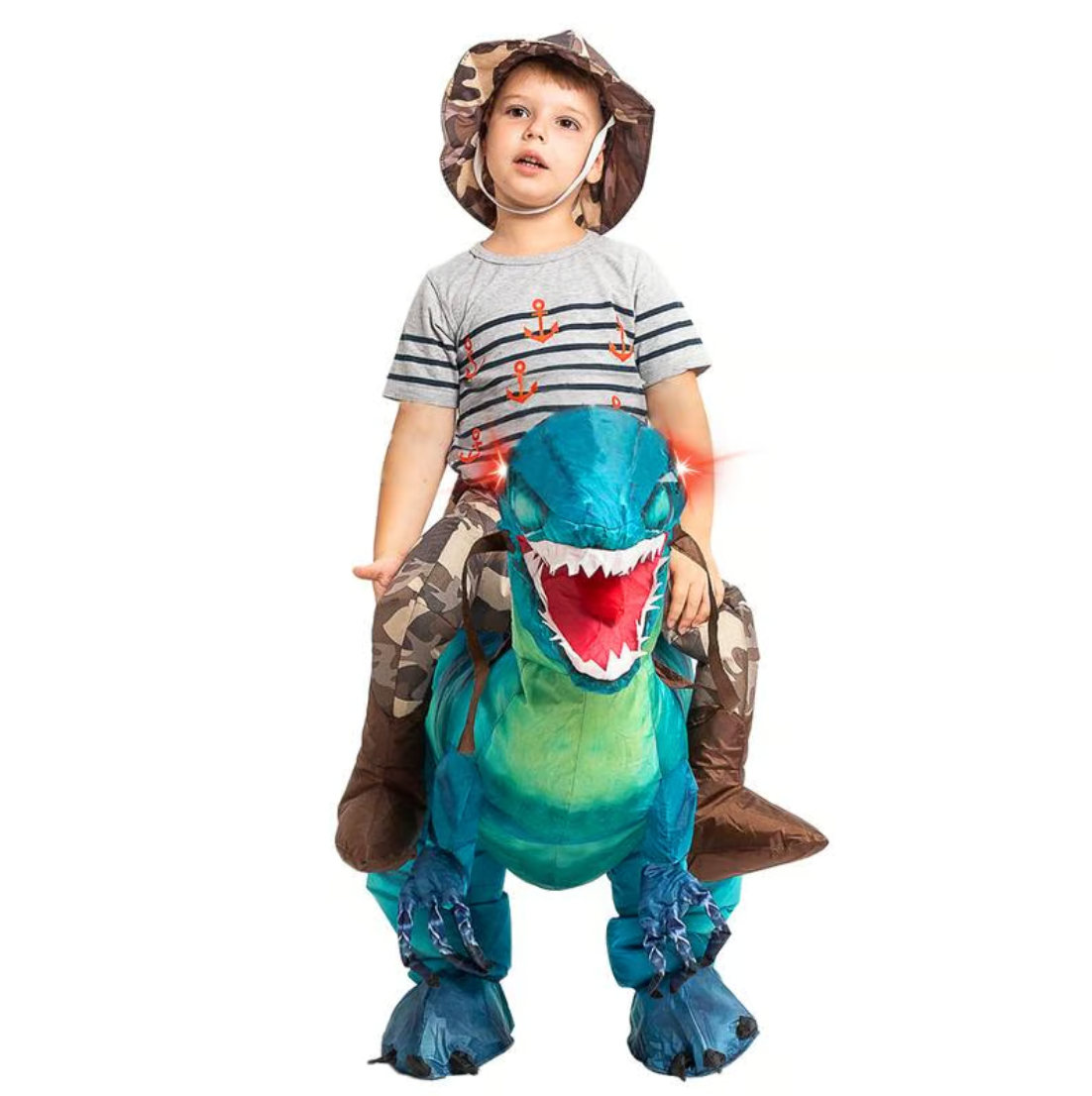 Toystar RaptorRun | Inflatable dinosaur costume - Cool dress-up fun for every adventure - Opblaasbaar dinosaurus kostuum -...
