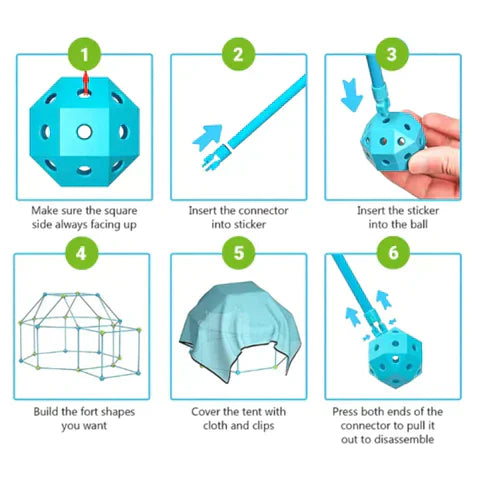 Magic Fort | Exciting and creative family fun - Construction kit