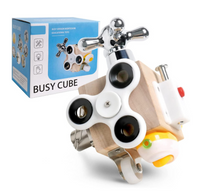 Thumbnail for Toystar Ecotoys Busy Cube | Learning through Play - Toys for on the go - Leren door Spelen - Speelgoed voor onderweg