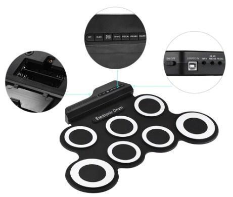 Toystar DrumWave Kit | Compact portable drum set - For on the go and beginners - Compacte draagbare drumset - Voor onderwe...