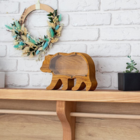 Thumbnail for Toystar EcoToys Wooden Money Box | Cute Animal Design - Encourage Savings and Creativity in Children - Bestseller - Leuk D...