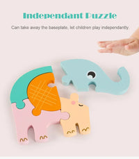 Thumbnail for Toystar PuzzlePlane | Light-hearted learning fun - Wooden airplane puzzle for toddlers - Luchtig leerplezier - Houten vlie...