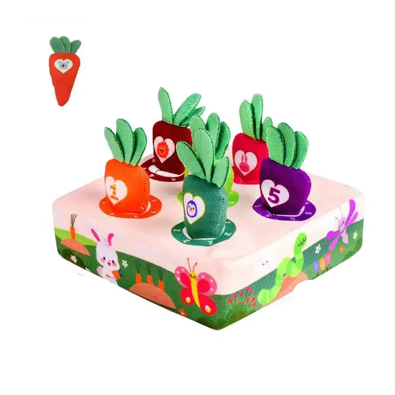 Toystar CarrotHunt | Playful sniffing fun - Interactive plush carrot play mat for small animals - Speels snuffelplezier - ...