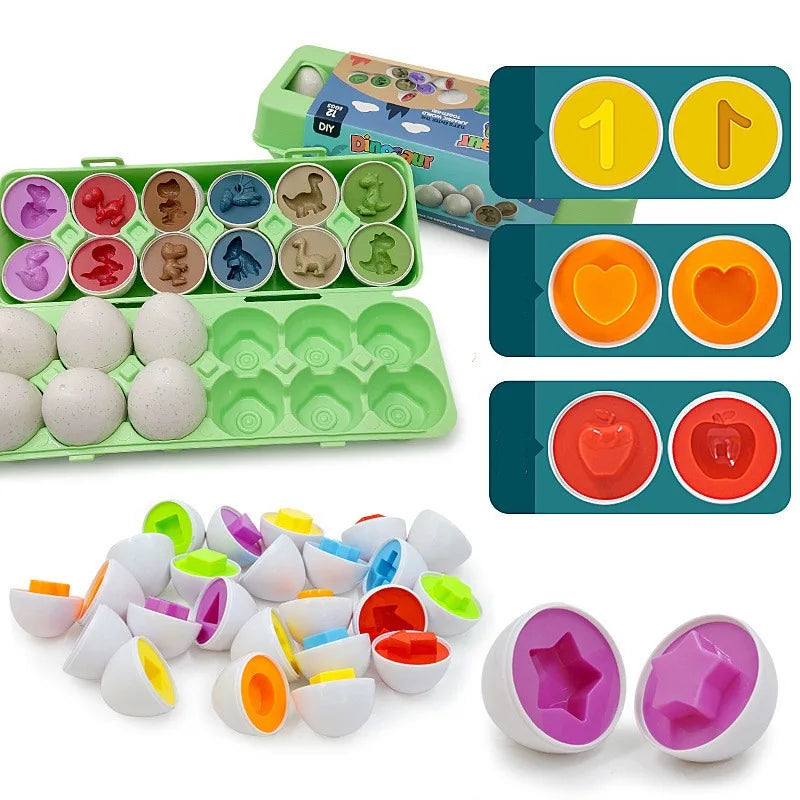 Toystar martEgg | Learning through play - Montessori egg-shaped sorting and puzzle game - Leren door spelen - Montessori e...