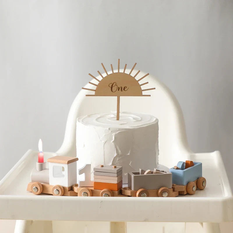 Toystar ChooChooParty | Celebrate in style - Wooden birthday train for children - Vier in stijl - Houten verjaardagstrein ...
