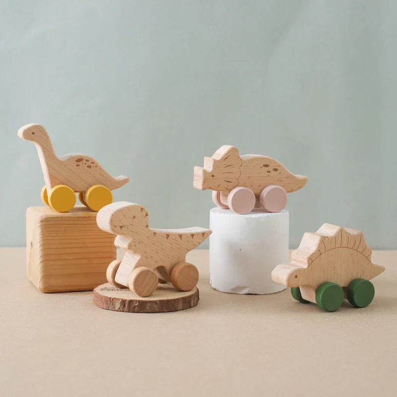 Toystar DinoReflect | Discover through play - Wooden mirror and puzzle busy board - Spelenderwijs ontdekken - Houten spieg...