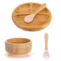 Thumbnail for Toystar BambooGuard | Safe and Eco-Friendly Eating - Baby Dinnerware Set with Suction Cup - Bestseller - Veilig en Milieuv...