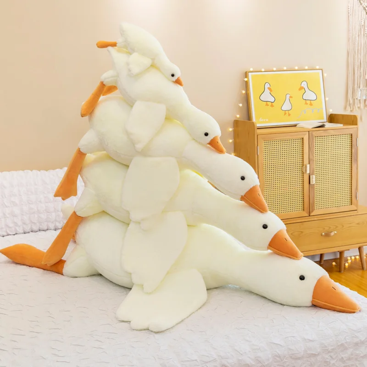 Toystar White Goose Cushion | Soft and Cozy - Plush Toys - Bestseller - Zacht en Knus - Pluche Speelgoed (2)