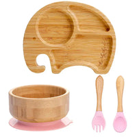 Thumbnail for Toystar BambooGuard | Safe and Eco-Friendly Eating - Baby Dinnerware Set with Suction Cup - Bestseller - Veilig en Milieuv...