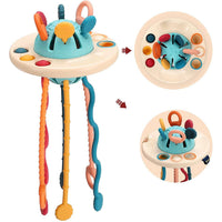 Thumbnail for Toystar SnuggleStrings | Safe Play - Sensory Silicone Baby Toy - Veilig Spelen - Sensory Silicone Baby Toy (4)