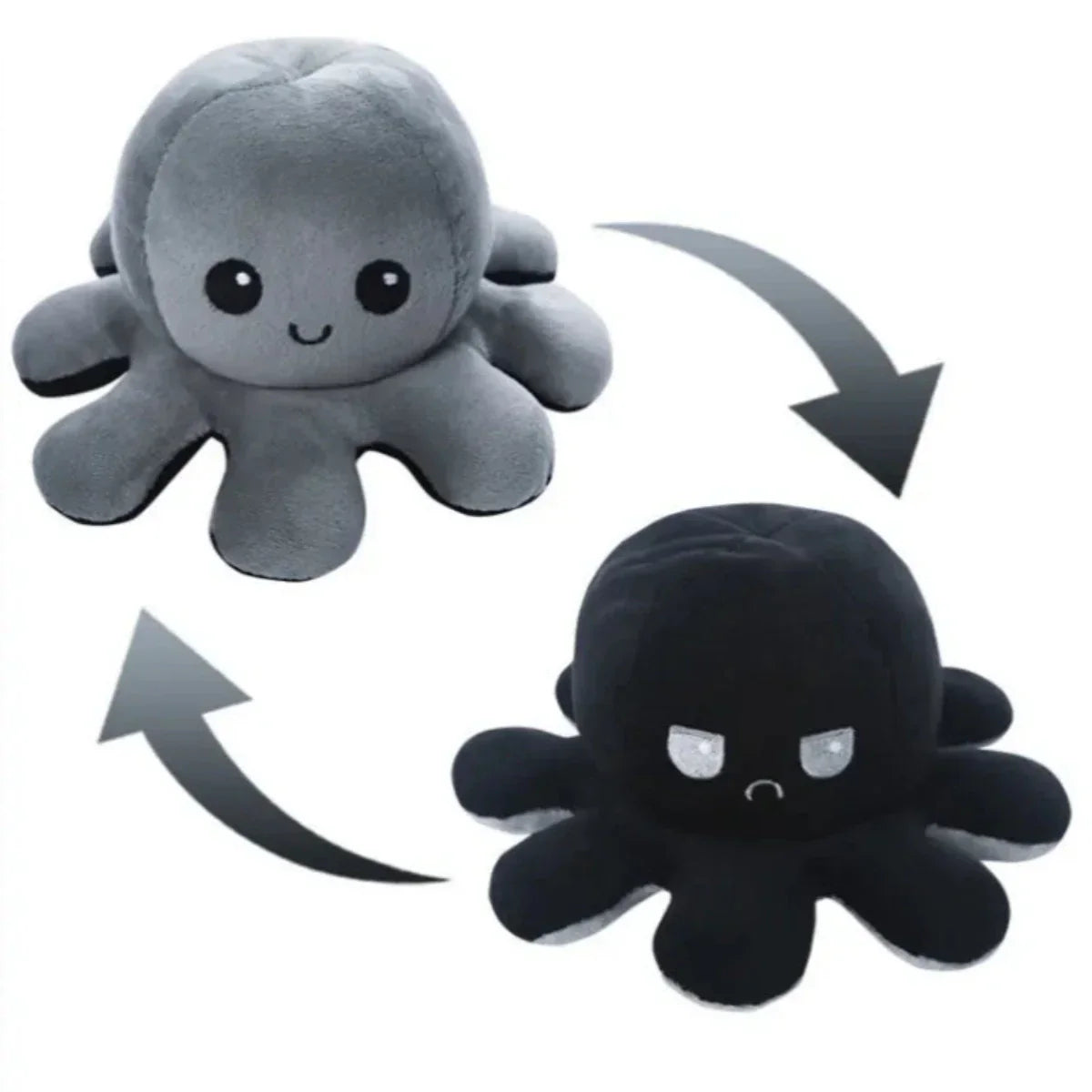 Toystar Reversible Octopus | Two Facial Expressions - Emotions in a Twist - Bestseller - Twee Gezichtsuitdrukkingen - Emot...