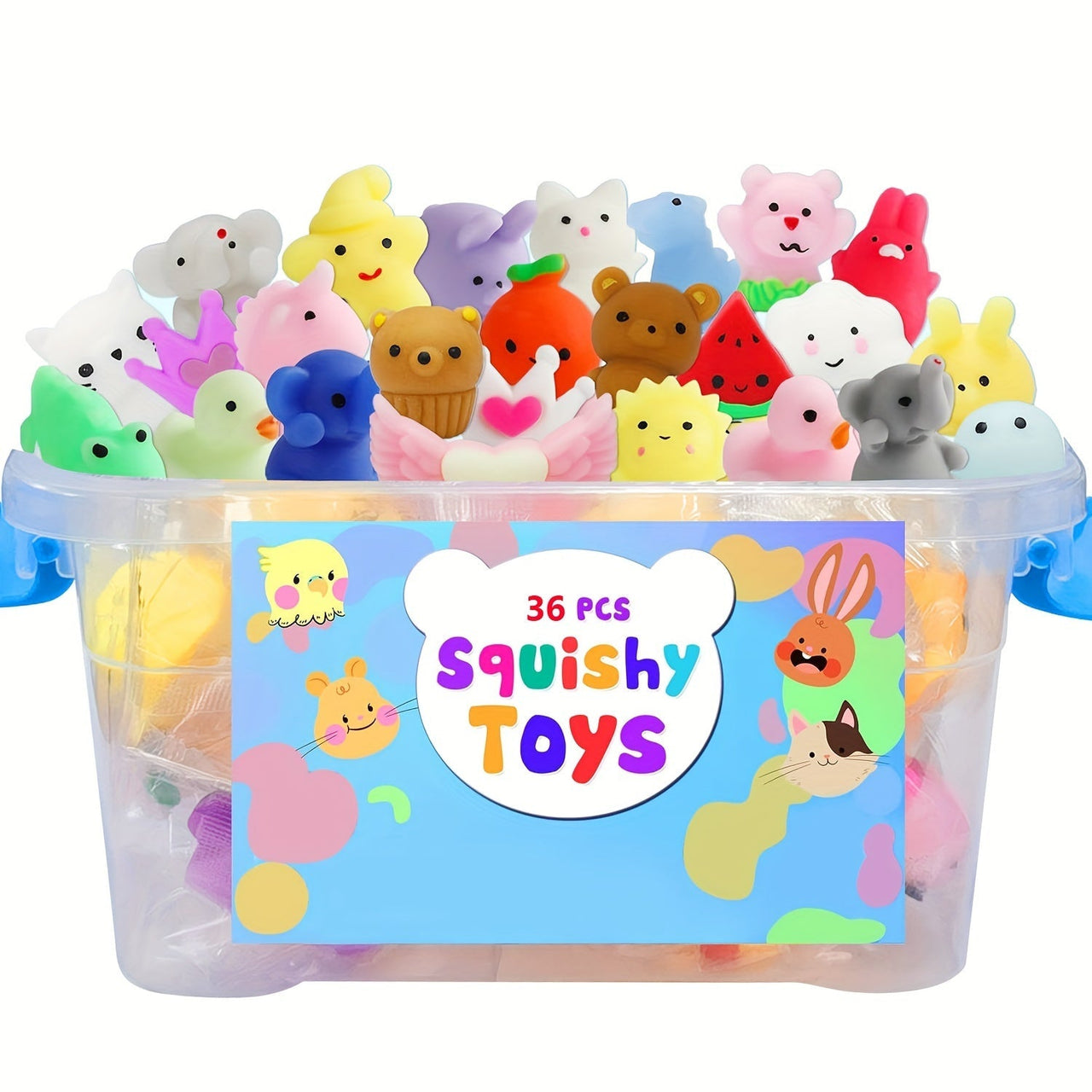 Toystar NL SquishyZoo | Kawaii Squishy Animal Fidget Toy - Stress Relief, Safe and Non-Toxic, Suitable for All Ages - Kawa...