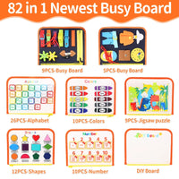 Thumbnail for Toystar BusyBuddy | Discover and learn - Montessori activity board for toddlers - Ontdek en leer - Montessori activiteiten...