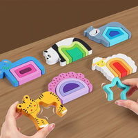 Thumbnail for Toystar GeoZoo | Animal Puzzle Fun - Montessori Geometric Puzzle for Kids - Dierlijk puzzelplezier - Montessori geometrisc...