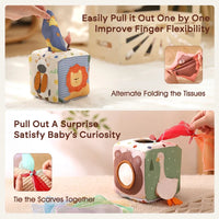 Thumbnail for SnuzzieBox | Zintuiglijk Spelen – Montessori Tissuedoos Speelgoed voor Baby’s