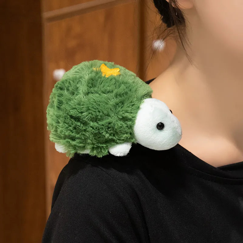Toystar ChameoCuddle | Cuddly friend for your Shoulder - Green Chameleon Plush Animal Pillow for Home or Office - Knuffelv...