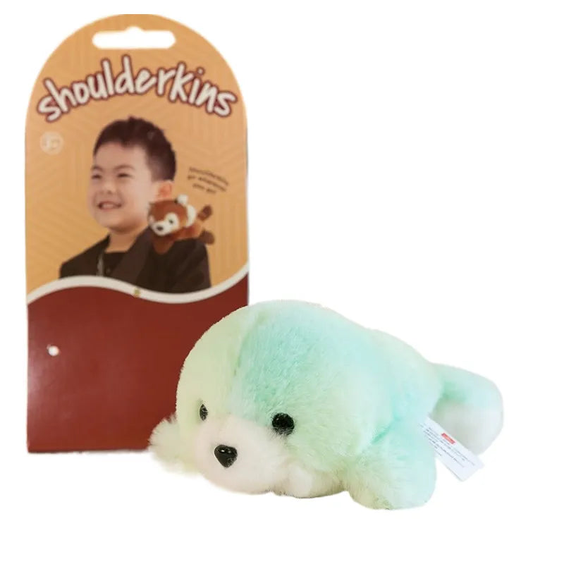 Toystar ChameoCuddle | Cuddly friend for your Shoulder - Green Chameleon Plush Animal Pillow for Home or Office - Knuffelv...