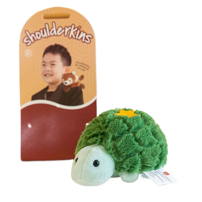 Toystar ChameoCuddle | Cuddly friend for your Shoulder - Green Chameleon Plush Animal Pillow for Home or Office - Knuffelv...