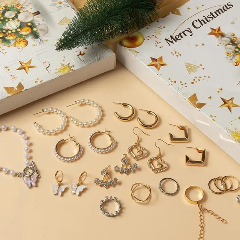 Sieradenset voor meisjes | Feestelijke kettingen en ringen 3