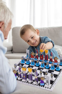 Thumbnail for Toystar NL SlimStart Chess Game | Wooden Chess Set 30x30 cm, 3+ – Learn Strategic Thinking With Fun - Bordspellen (3)