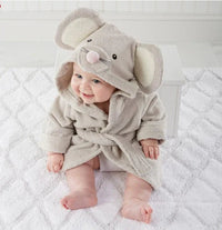 Thumbnail for SnuggleWrap Babybadjas | Zacht, absorberend katoen voor baby's 0-6 – Heerlijk warm en knus na het bad 7
