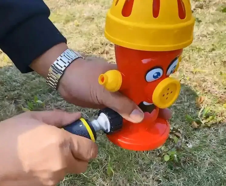 Speelse Tuinfontein voor Kinderen - Cartoon Hydrant met Eenvoudige Installatie en Accessoires voor Verfrissend Plezier in de Tuin 6
