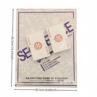 Thumbnail for Toystar NL PlayNSeq | Strategic Board Game Sequence - Suitable for Adults and Children - Strategisch Bordspel Sequence - G...