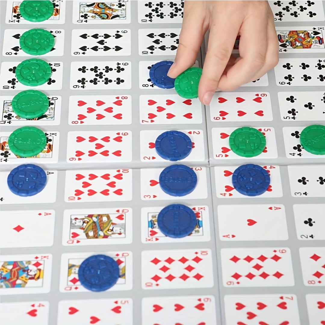 Toystar NL PlayNSeq | Strategic Board Game Sequence - Suitable for Adults and Children - Strategisch Bordspel Sequence - G...