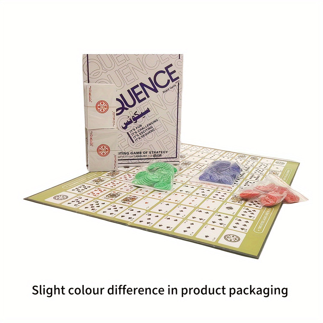 Toystar NL PlayNSeq | Strategic Board Game Sequence - Suitable for Adults and Children - Strategisch Bordspel Sequence - G...