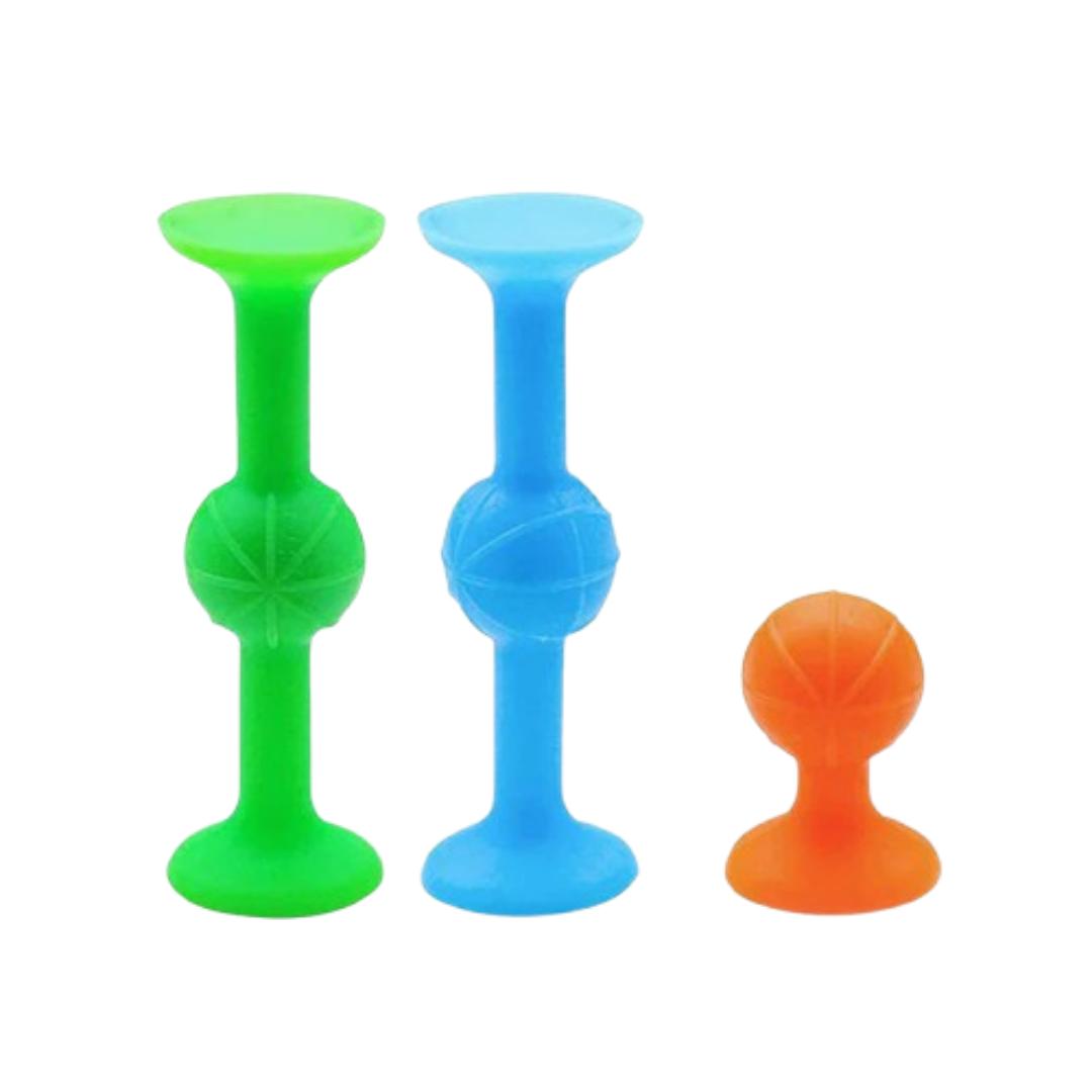 StickyShots | Suction Dart Poppers Set voor Veilig en Educatief Spel met 12 Onderdelen - Geschikt voor Kinderen en Volwassenen