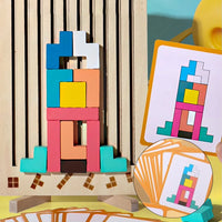 Thumbnail for Toystar NL TetriLogic Wooden Puzzle | 42 Pieces, Children 3+ – Encourage Creativity and Problem-Solving Thinking - Puzzels...