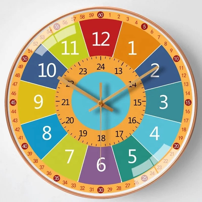 Toystar NL TimeMate Wall Clock | Child-friendly, 20 cm, for children 2+ – Make Mornings Independent and Peaceful - Wandklo...