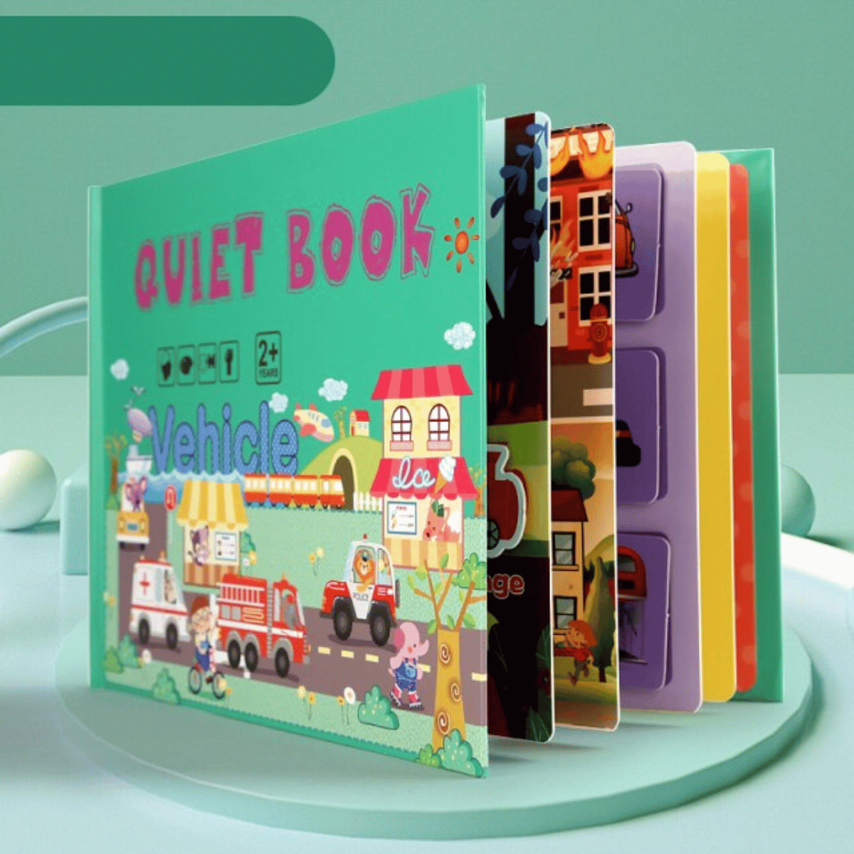 Toystar LearnPlay | Educational Fun - Montessori Activity Toy Sensory Quiet Book for Toddlers - Educatief plezier - Montes...