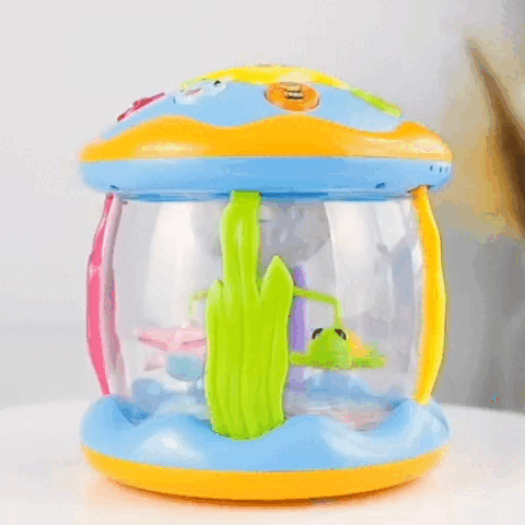 Toystar TwinkleDrum | Magical light and music experience for babies - Rotating Montessori Toy Drum - Bestseller - Magische...