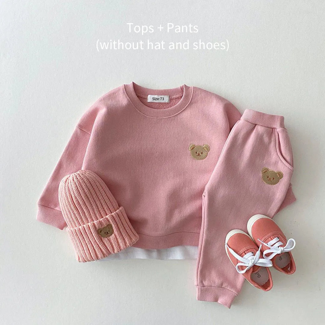Unisex Bear Set | 2-Piece Outfit for Babies 6–18 Months – Comfortable and Cute