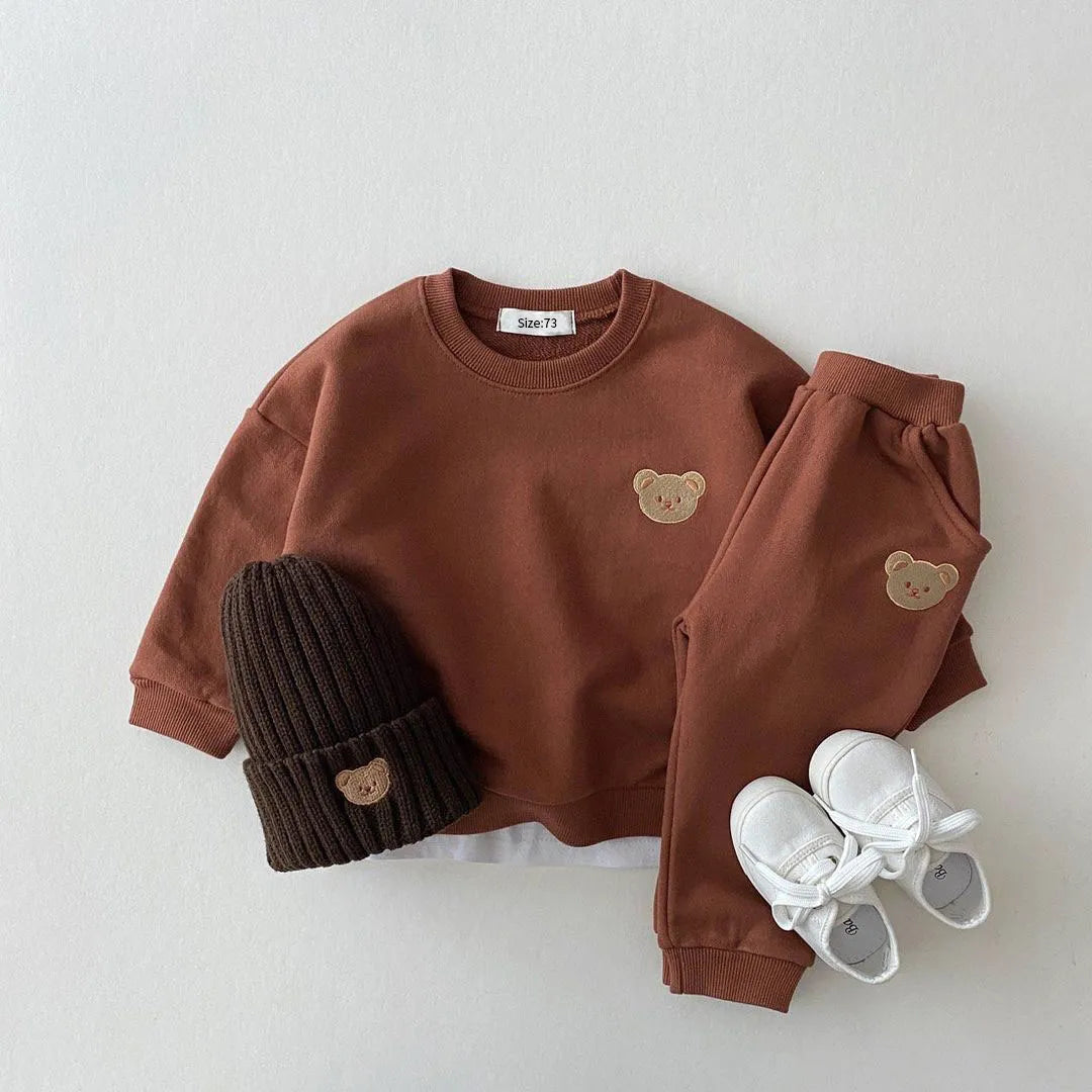 Unisex Bear Set | 2-Piece Outfit for Babies 6–18 Months – Comfortable and Cute
