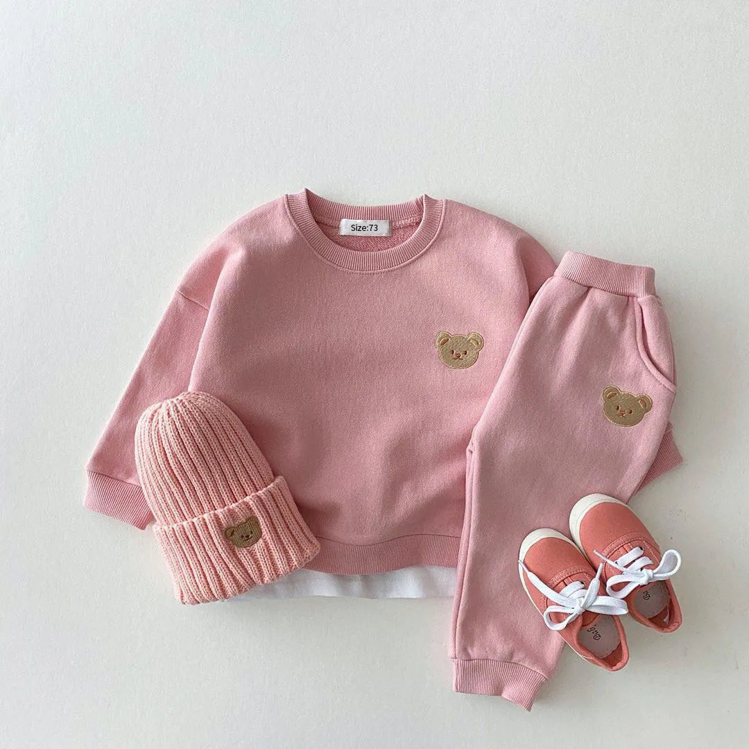 Unisex Bear Set | 2-Piece Outfit for Babies 6–18 Months – Comfortable and Cute