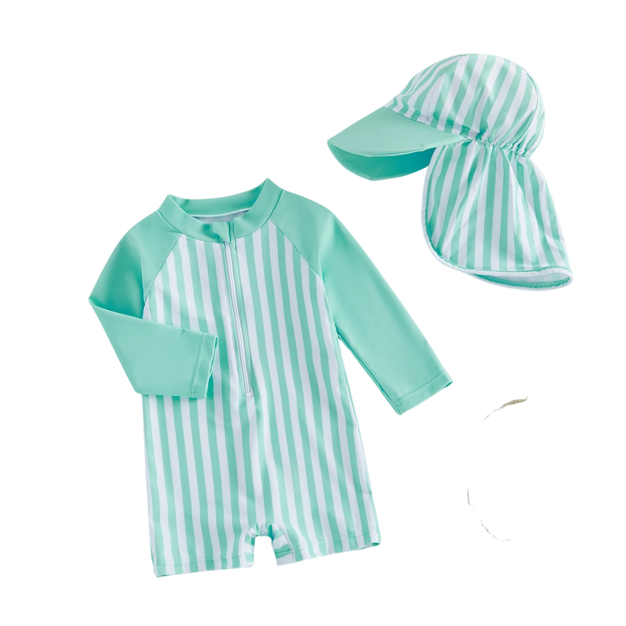 Toystar NL LittleSplash Guard | UV Swimsuit for Babies with Hat - Protective Swimsuit Set for Babies with Hat - Zwemkledin...