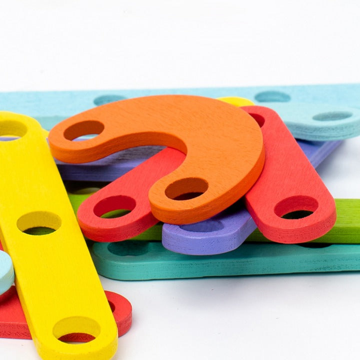 Toystar Ecotoys GeoFun Board | Discover fun and learning in one - Montessori geometry toys - Ontdek plezier en leren in éé...