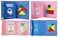 Thumbnail for Toystar Tangram Magic | Inspire Creativity - Montessori Magnetic Puzzle Book