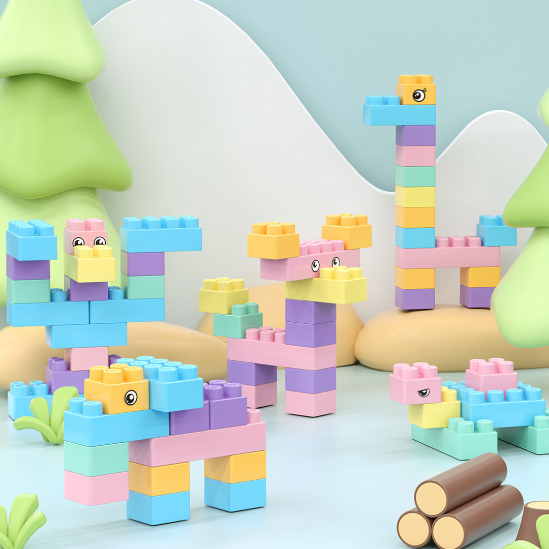 Toystar Building fun | Creative play experience - Play table with building blocks for children - Creatieve speelervaring -...