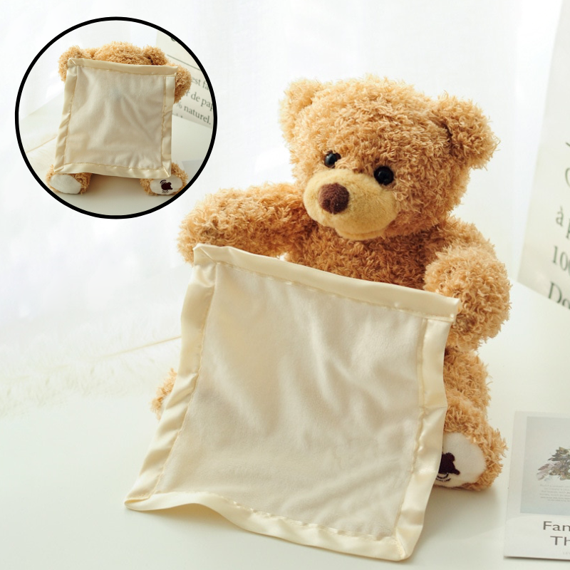 Toystar PeekabooBear | Cuddly & Interactive - Peek-a-Boo Toy Bear - Knuffelbaar & Interactief - Peek-a-Boo Speelbeer (4)