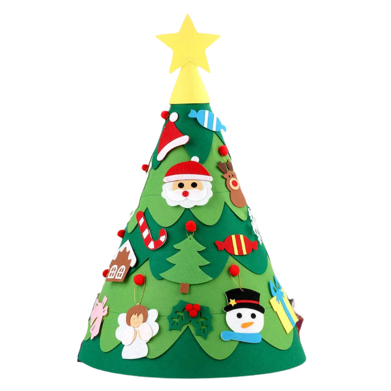 Toystar Kids DIY Felt Christmas Tree | Create Magical Christmas Memories - Merry Christmas - Creëer Magische Kerstherinner...