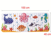 Thumbnail for Toystar NL BathyFun | Safe Non-Slip Bath Mat for Kids with Strong Suction Cups and Cheerful Cartoon Designs - 100x40 cm PV...