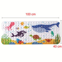 Thumbnail for Toystar NL BathyFun | Safe Non-Slip Bath Mat for Kids with Strong Suction Cups and Cheerful Cartoon Designs - 100x40 cm PV...