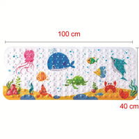 Thumbnail for Toystar NL BathyFun | Safe Non-Slip Bath Mat for Kids with Strong Suction Cups and Cheerful Cartoon Designs - 100x40 cm PV...