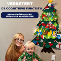 Thumbnail for Vilt Kerstboom | DIY Kerstdecoratie met 32 Ornamenten & Verlichting, 3+ – Creëer Magische Kerstherinneringen 1