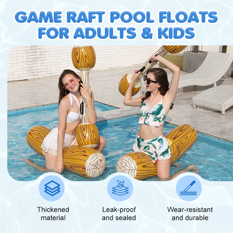 Toystar WaterBattle Float | Inflatable Battle Set 2 Seat Cushions & 2 Hand Clubs, 3+ – Unforgettable Water Fights for Ever...